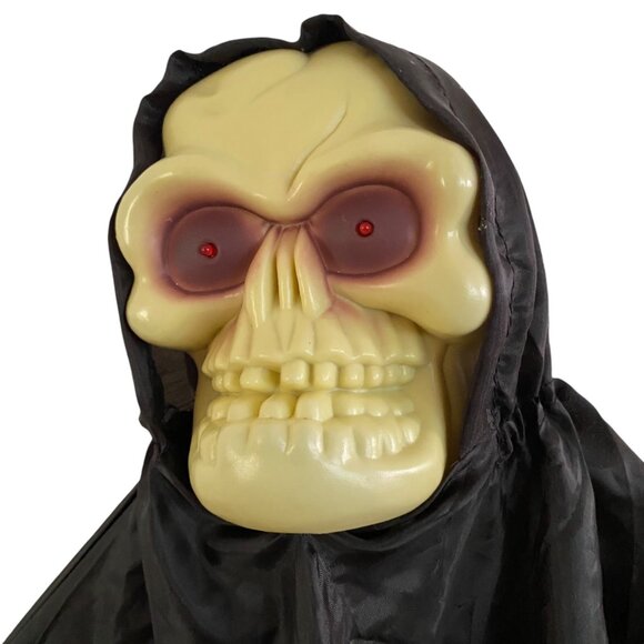 Gemmy Hanging Grim Reaper Halloween Decoration Battery Operated 24 NOTWORKING - Picture 2 of 6